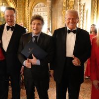 Javier Milei tuvo un encuentro informal con Donald Trump en Estados Unidos
