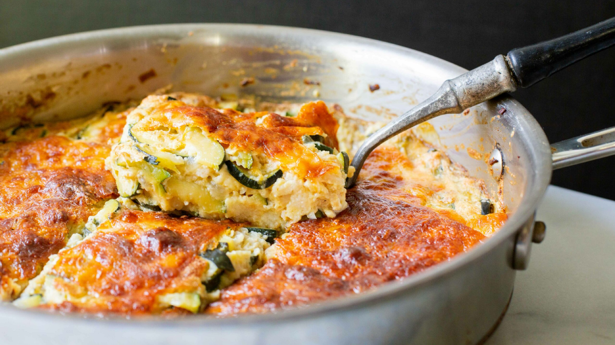 Milhojas de zucchini. Fuente: (Instagram)