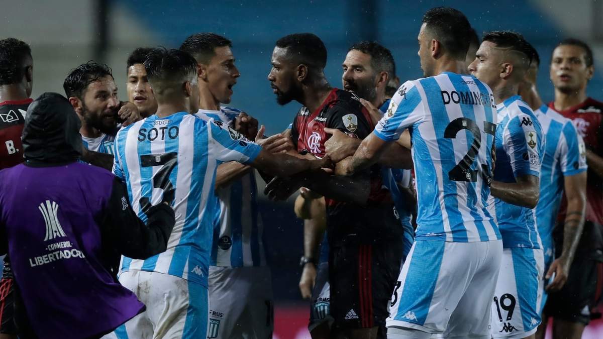Racing vs. Flamengo. Fuente: (Instagram)