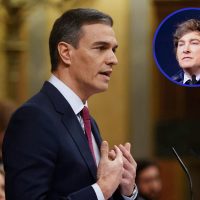 Pedro Sánchez criticó a su rival político y lo comparó con la criptogate de Javier Milei