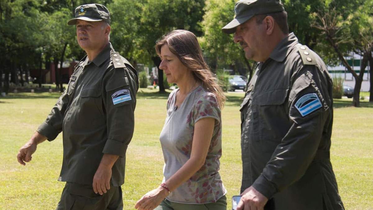La ministra de Seguridad de la Nación, Sabina Frederic. Fuente: (Twitter)