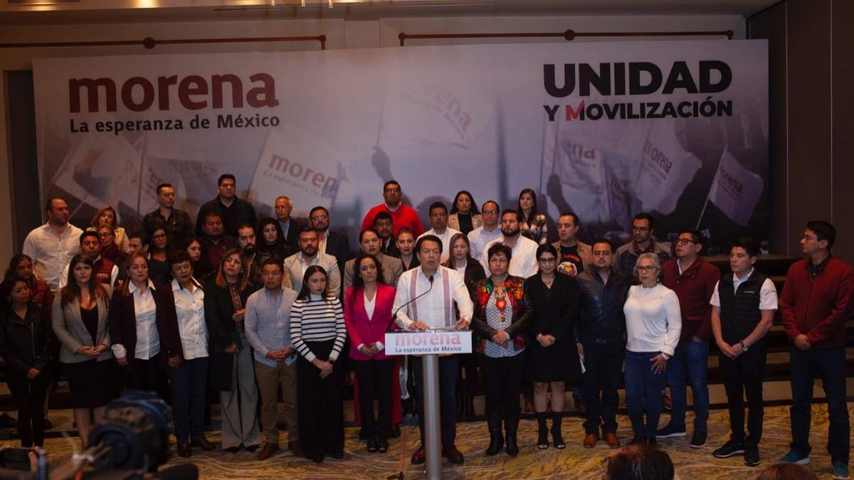 Conferencia de la dirigencia de Morena