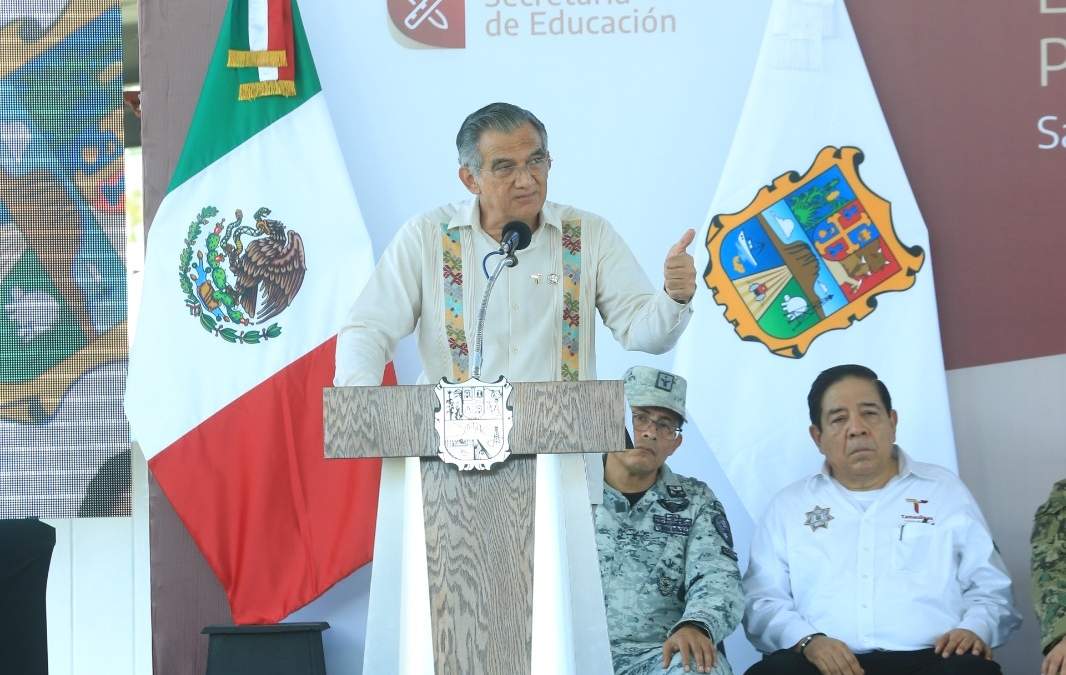 Tamaulipas participa con el presidente López Obrador en ceremonia del nuevo ciclo escolar