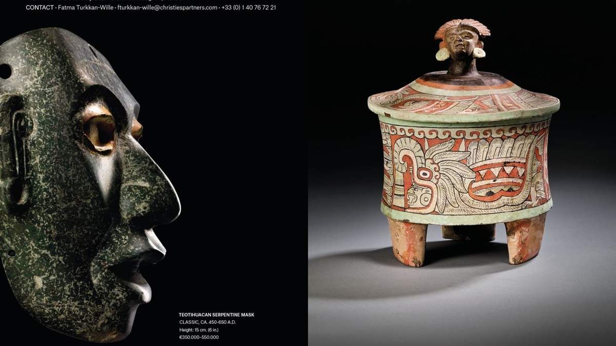 Dos de los artículos que planea subastar Christie’s de Francia