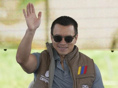 Tribunal de Ecuador admite denuncia por violencia política de género contra el presidente Noboa