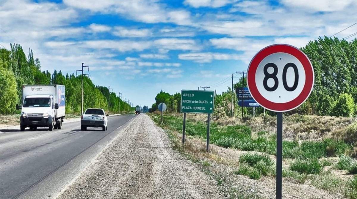 Las medidas incluirán reducción de la velocidad máxima y restricción de circulación para el tránsito pesado. Fuente: (Vaca Muerta News)