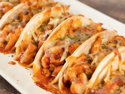 No tires el arroz que te sobró y hacete estos tacos que quedan increíbles para una cena rica y rápida