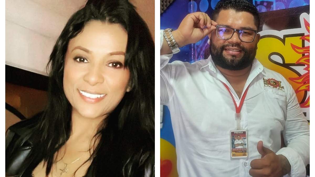 Dilia Contreras y Leiner Montero, periodistas colombianos