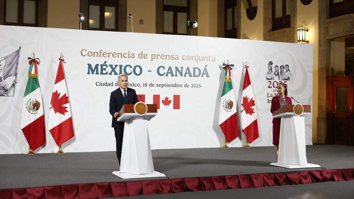Conferencia conjunta de Carney y Sheinbaum