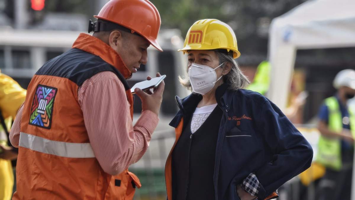 La directora del Sistema de Transporte Colectivo Metro Florencia Serranía