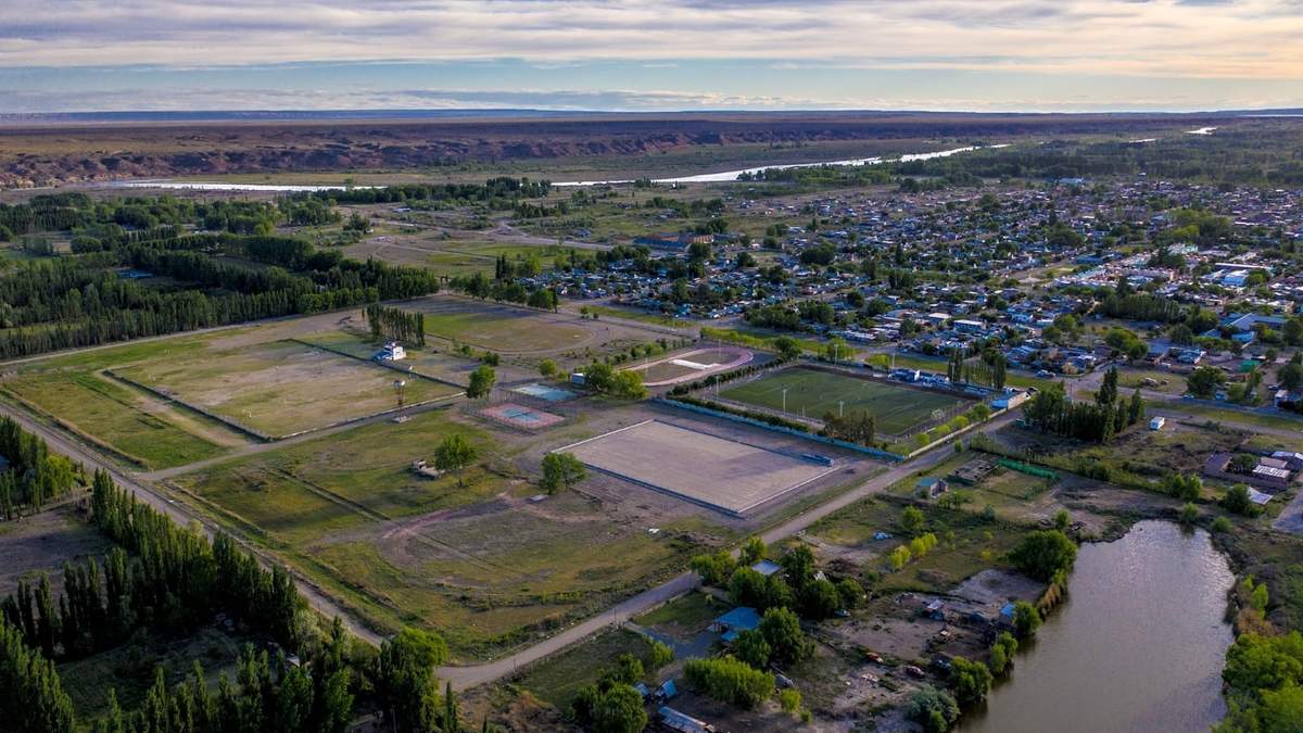 Senillosa, localidad de Neuquén. Fuente: (Twitter)