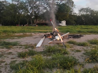 Cuatro personas fueron asesinadas y un helicóptero incendiado en Tamasopo, Huasteca Potosina