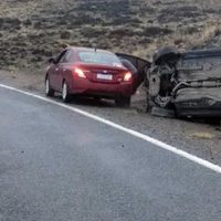 Una familia de Lago Puelo volcó en la ruta 234 cerca de Junín de los Andes