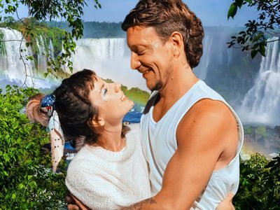Pura diversión: Nico Vázquez y Gimena Accardi disfrutaron de unos días en las Cataratas del Iguazú