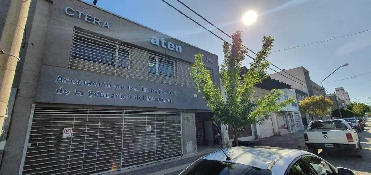 ATEN Provincial, convocó al paro docente. Fuente: (Javier Manzano)