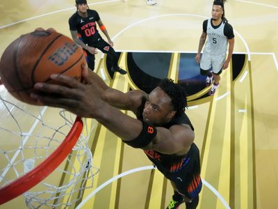 Knicks ganan la Copa NBA tras remontar y vencer a Spurs 124-113