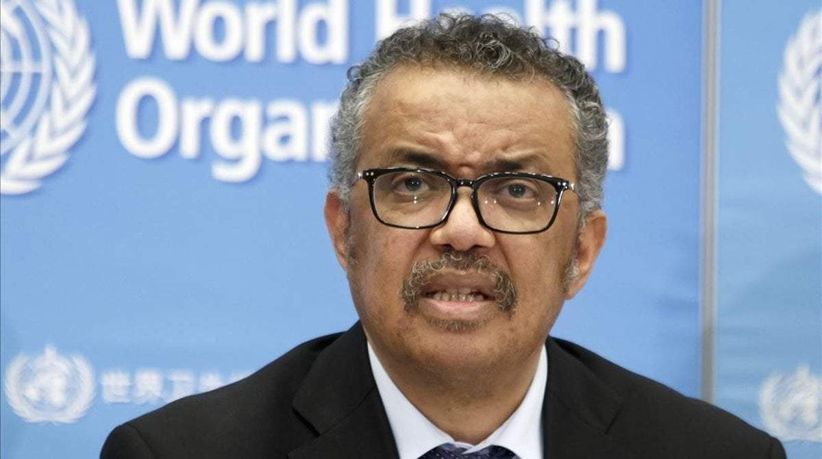 Tedros Adhanom Ghebreyesus, titular de la OMS. Fuente: (Twitter)