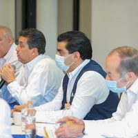 García Cabeza de Vaca se reúne con su gabinete en Casa de Gobierno de Tamaulipas