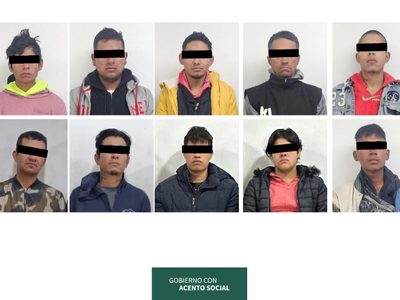 Detienen a 10 personas con droga y dinero tras cateos en Iztapalapa
