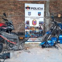Golpe a una banda dedicada al robo y desguace de motos en Neuquén