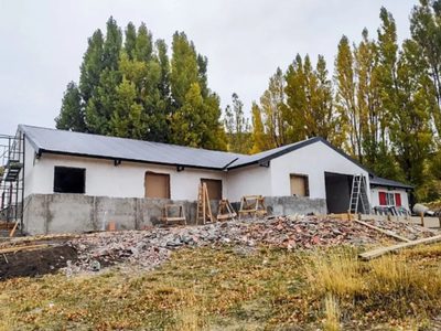 Escuela 308: amplían comedor, suman aula con biblioteca y mejoran accesibilidad en Atreuco Arriba