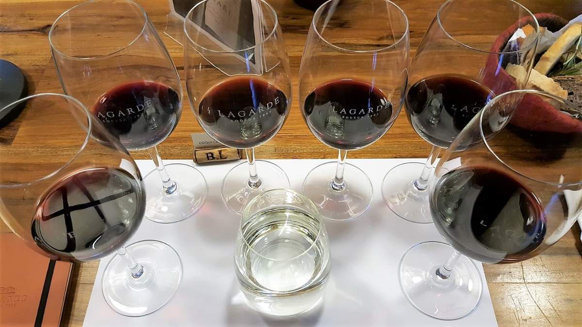 Bodega Lagarde saca un blend de uvas tintas. Fuente: (Facebook)
