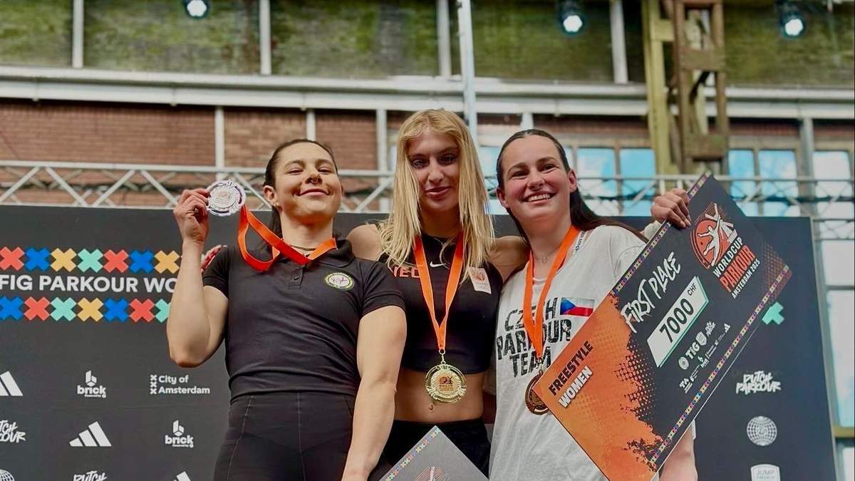 Ella Bucio gana la medalla de plata en la Copa del Mundo de Parkour en Ámsterdam