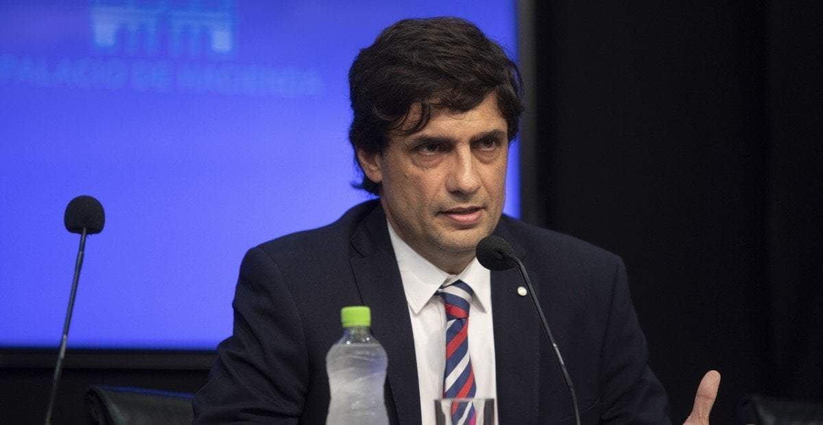 Hernán Lacunza, exministro de Economía. Fuente: (Twitter)