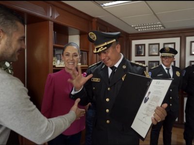 SSC asciende a policías que detuvieron al hombre que mató a otro en balacera de Iztapalapa