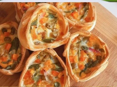 Para maridar con amigos: receta de las más fáciles y ricas, canastitas de verduras