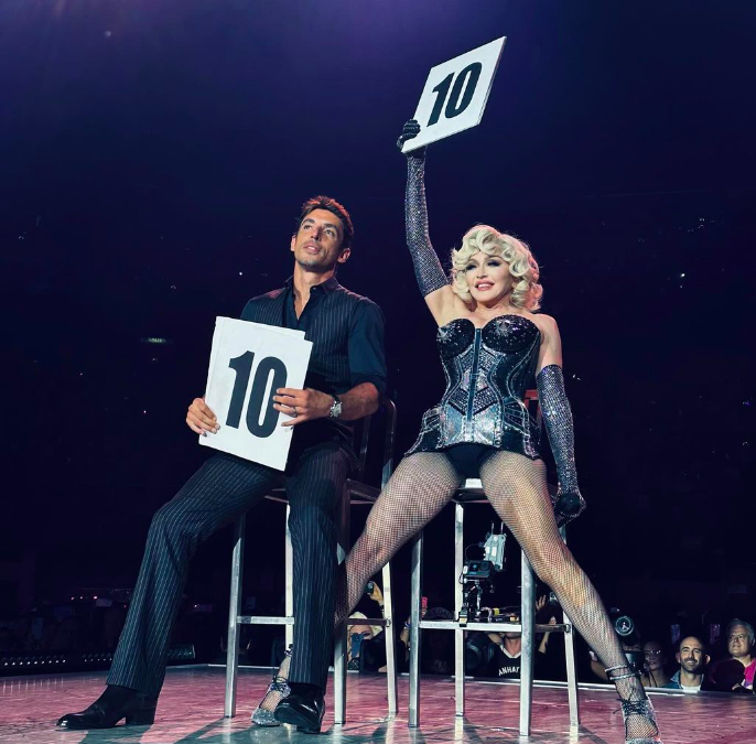 Alberto Guerra, el invitado de Madonna en su segunda noche.