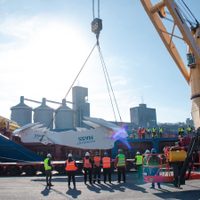 Puerto Quequén recibió su primer buque para Vaca Muerta y refuerza la logística de YPF