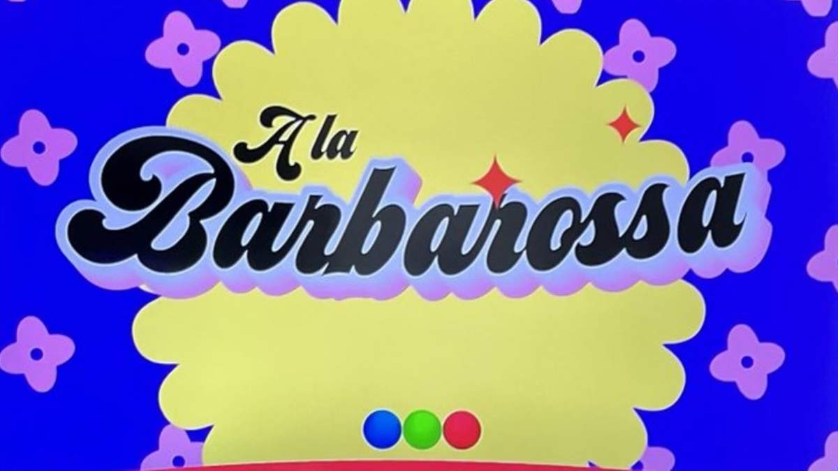 A la Barbarossa, Telefe. Fuente (Instagram).
