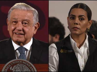 AMLO da espaldarazo a Evelyn Salgado tras ceses de secretarios de Guerrero