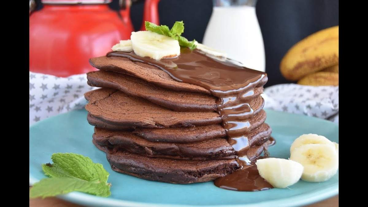 Panqueques de chocolate. Fuente: (Instagram)