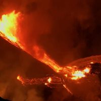 Hipnóticas imágenes de la erupción del volcán Kilauea, en Hawaii