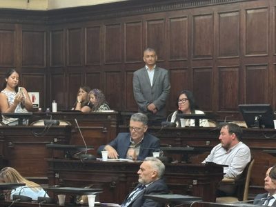Senadores del PJ votaron divididos el proyecto San Jorge