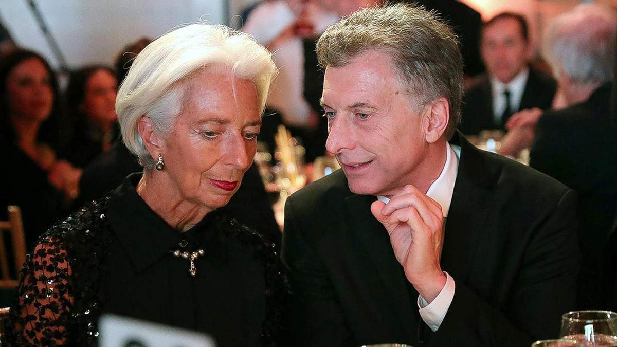 Christine Lagarde y Mauricio Macri. Fuente: (Twitter)