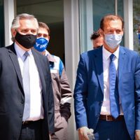 Visita en Neuquén: las palabras de Omar Gutiérrez al recibir al Presidente