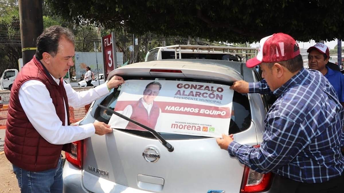 El candidato morenista en Atizapán
