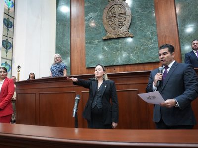 Congreso de Sinaloa designa a Yeraldine Bonilla como gobernadora interina
