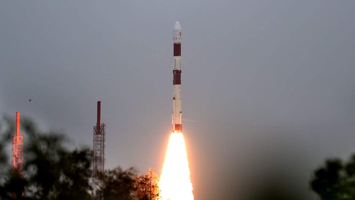 Desde la India se lanzó el Amazonía 1, el primer satélite de vigilancia Brasil. Fuente: (Twitter)