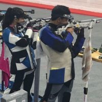 Gabriela Martínez y Edson Ramírez ganan oro en tiro deportivo mixto