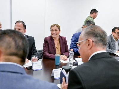 Gobernadora de Chihuahua encabeza Mesa de Seguridad en Ciudad Juárez