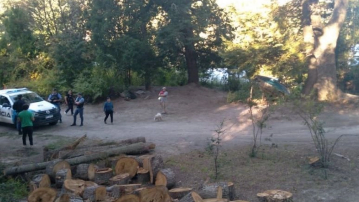 Conflicto por la propiedad de una tierra en Villa La Angostura. Fuente: (Twitter)
