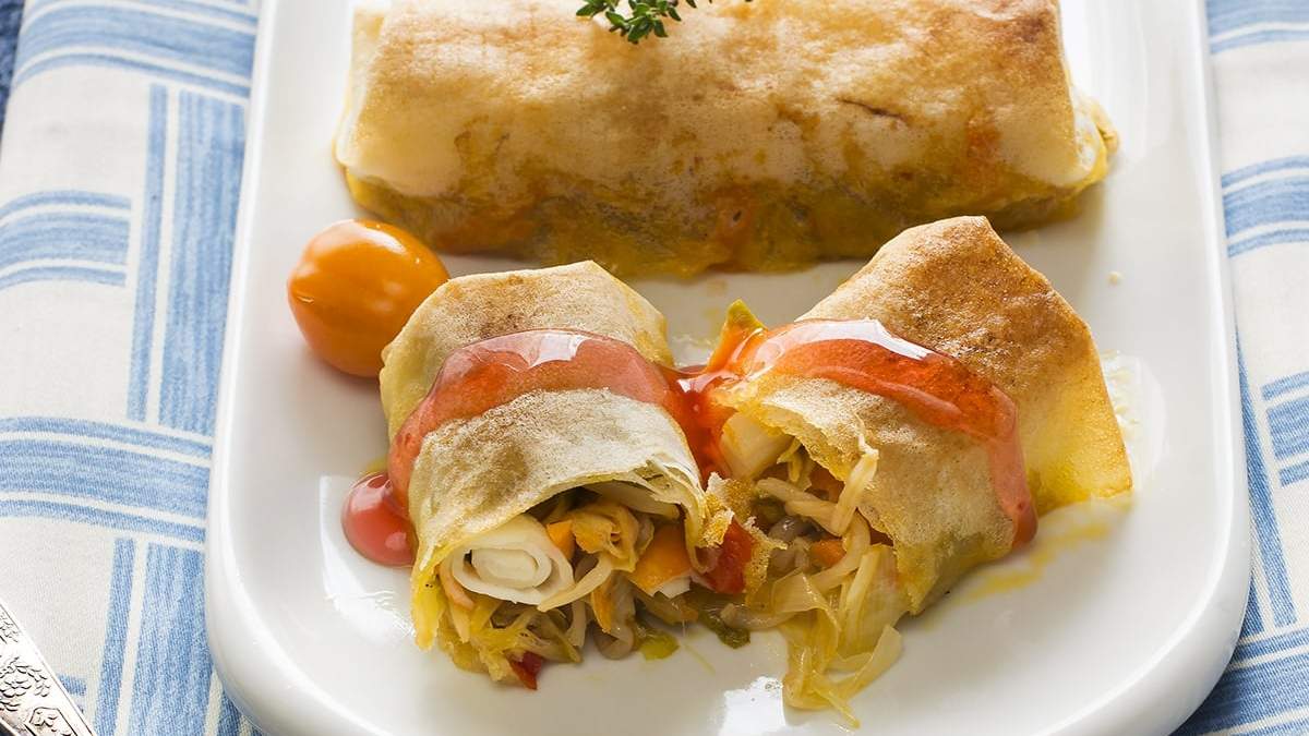 Rolls de verduras. Fuente: (Instagram)