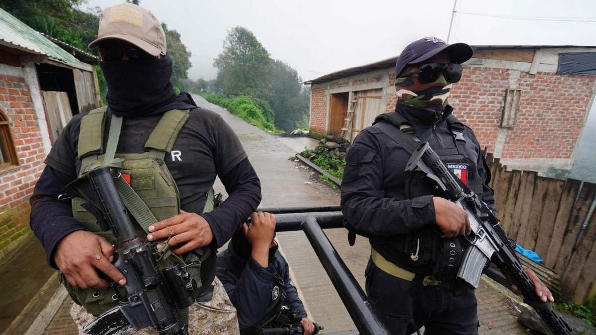 Integrantes del Cártel Jalisco Nueva Generación en a la zona norte de Michoacán