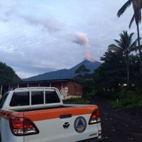 En Guatemala, el volcán de Fuego entra de nuevo en erupción