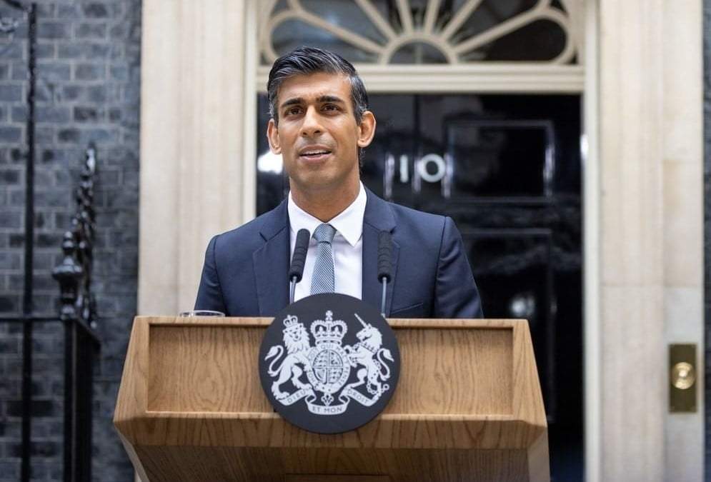 Rishi Sunak, primer ministro de Reino Unido