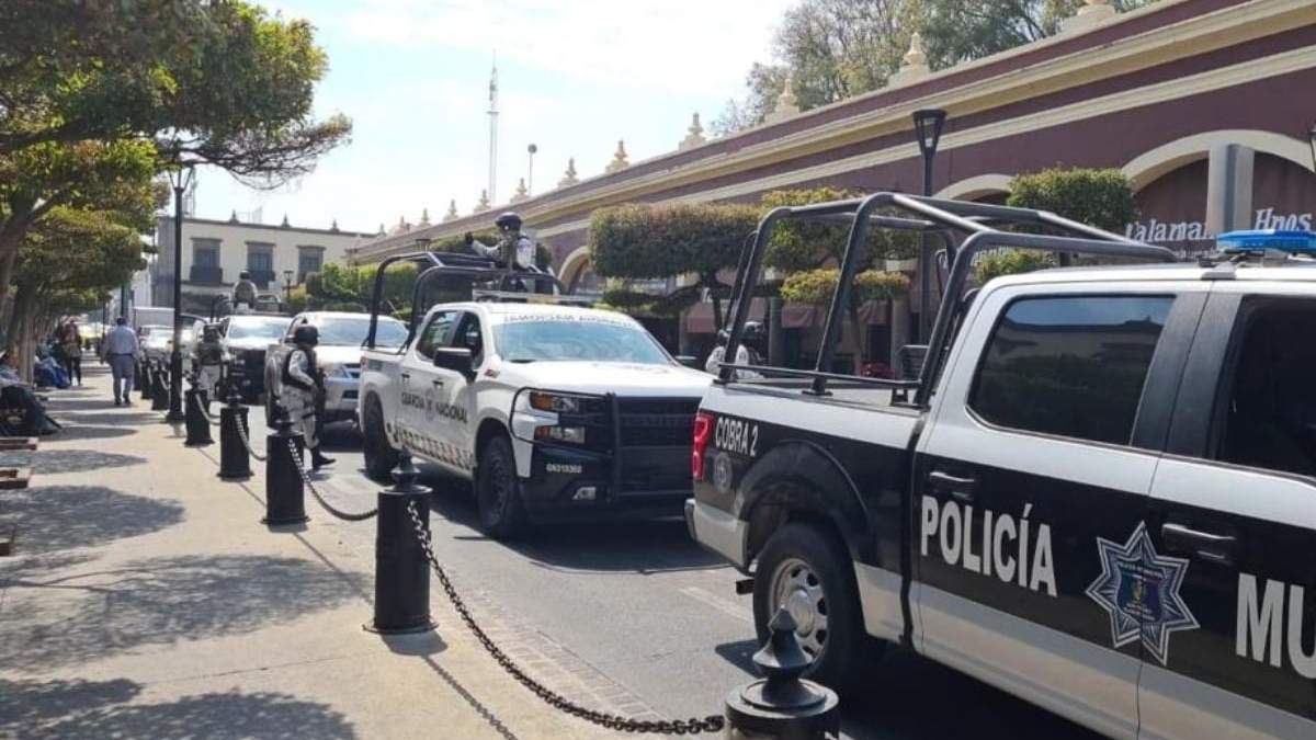 La Guardia Nacional y policías de Tlaquepaque